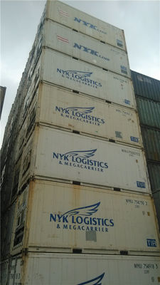 China Transportieren Sie benutzte Stahlvorratsbehälter/20 Fuß Versandverpackungs- fournisseur