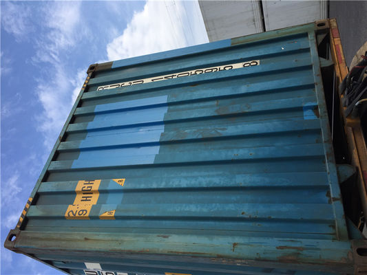 China Die zweite Stahl Hand 20gp trocknen benutzte Container für das Versenden fournisseur