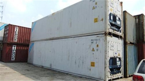 China Benutzter Reffer-Behälter-Stahl 40 Fuß gekühlte Versandverpackung  fournisseur