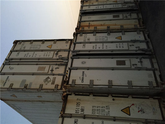China Verwendete Edelstahl-Reffer für Verkaufs-hohe Würfel-Versandverpackung sortiert 13.11m Länge fournisseur
