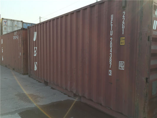 China Transportieren Sie Stahl benutztes Metallvorratsbehälter-Leergewicht 2200kg fournisseur