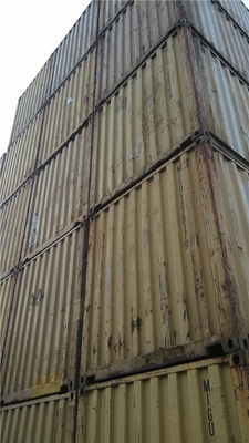 China Trockener Stahl benutzte 20ft Versandverpackungs-heißes Bad-galvanisierte Tür fournisseur