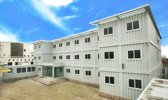 China 3 Boden-Stahlflachgehäuse-Behälter-Haus der zweiten Hand 20gp 33 CBM fournisseur